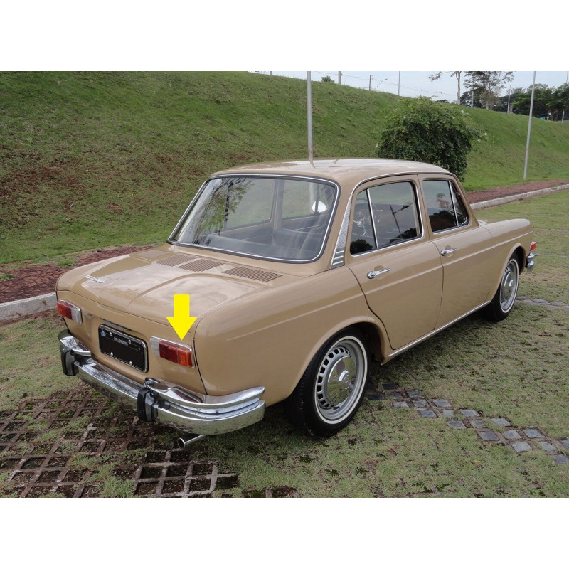 Lanterna Traseira Direita Vw 1600 Zé Caixão Original Usada