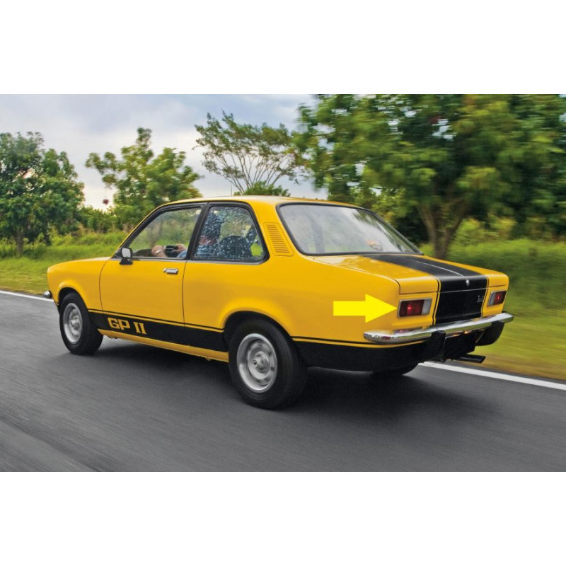 Lanterna Traseira Esquerda Chevette GP 1976 a 1978 Original Usada