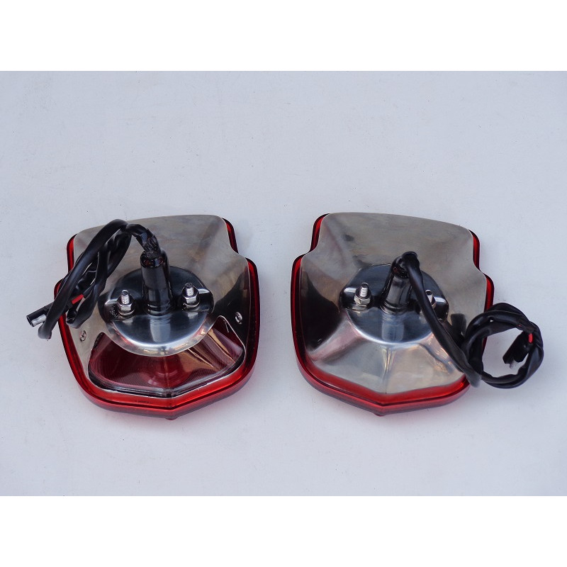 Lanterna Traseira Ford F-100 1953 a 1961 Inox Importada - Par