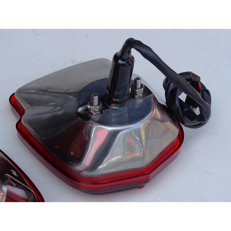 Lanterna Traseira Ford F-100 1953 a 1961 Inox Importada - Par