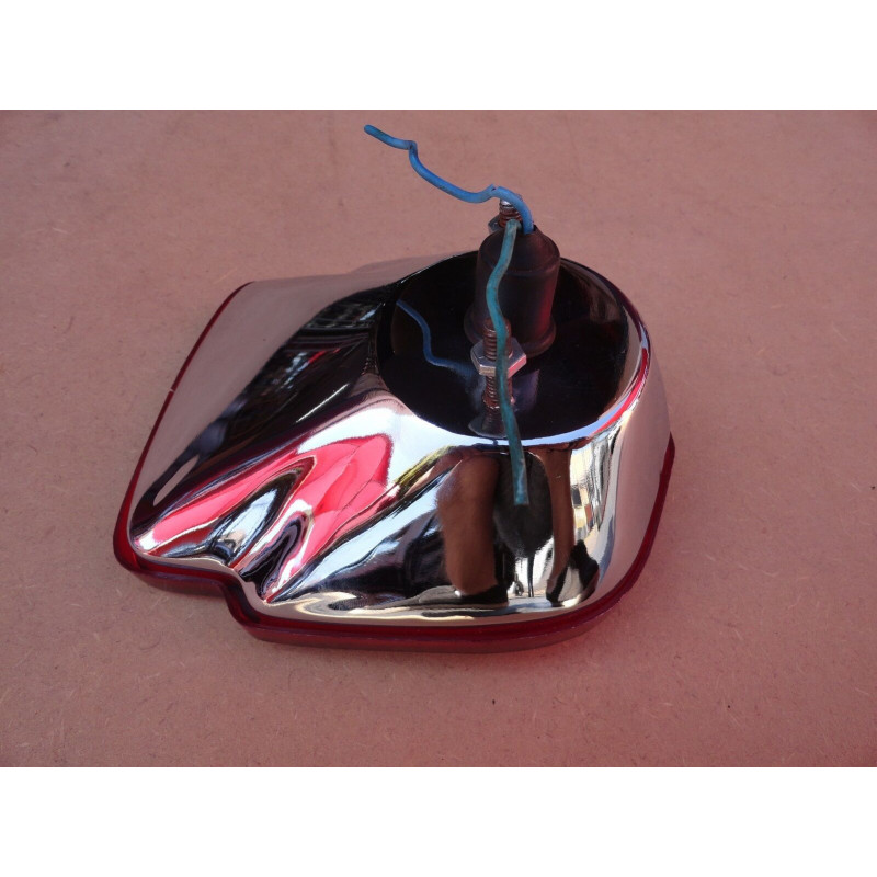 Lanterna Traseira F-100 53 a 68 Carcaça Cromada C/ Logo Ford