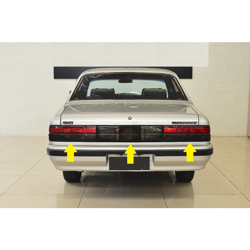 Lanterna Traseira Fumê com Aplique Central Opala 1988 a 1992 - Jogo