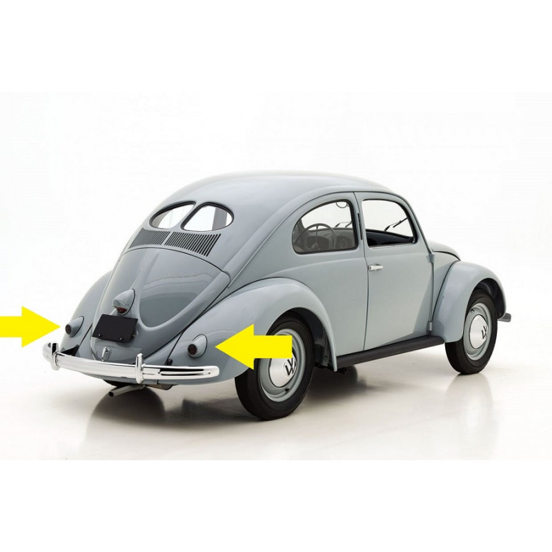 Lanterna Traseira Fusca 1949 a 1952 - Par