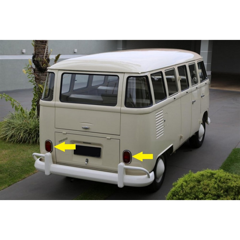 Lanterna Traseira Kombi 63 à 75 Corujinha Completa Par