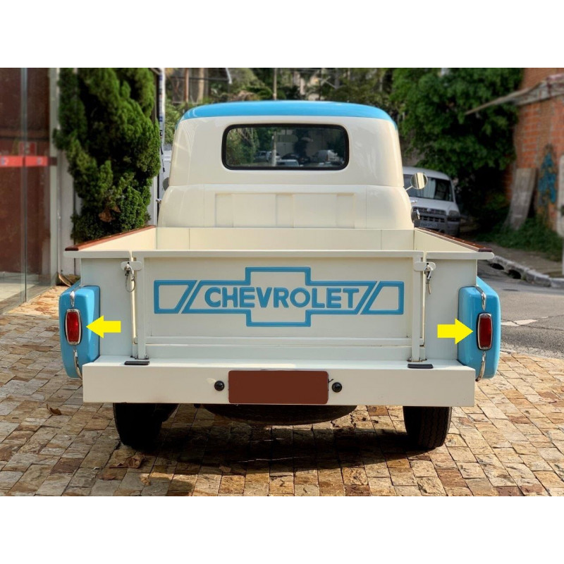 Lanterna Traseira Chevrolet Brasil 1958 a 1963 - Par