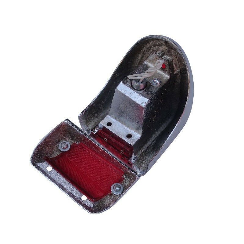 Lanterna Traseira Ford Willys Rural e F-75 Cromada - Jogo