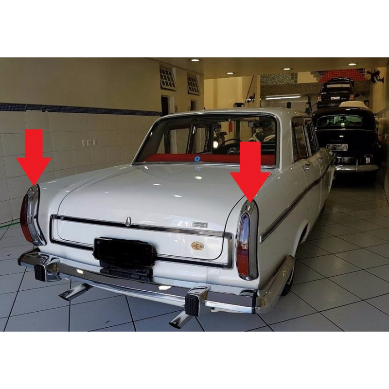 Lanterna Traseira Simca Esplanada Regente Original Usada Par