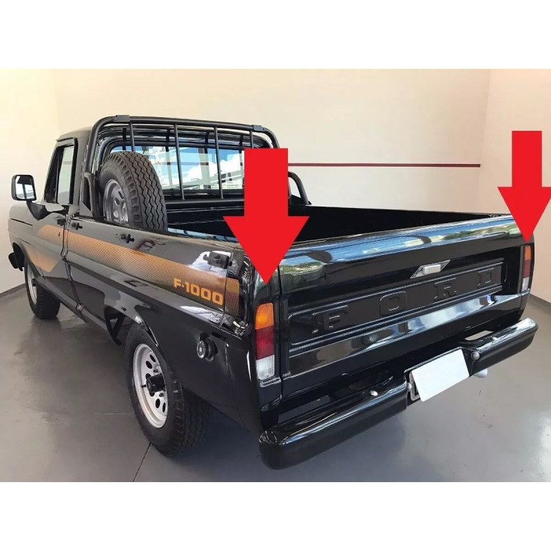 Lanterna Traseira Tricolor F-1000 e Pampa - Par