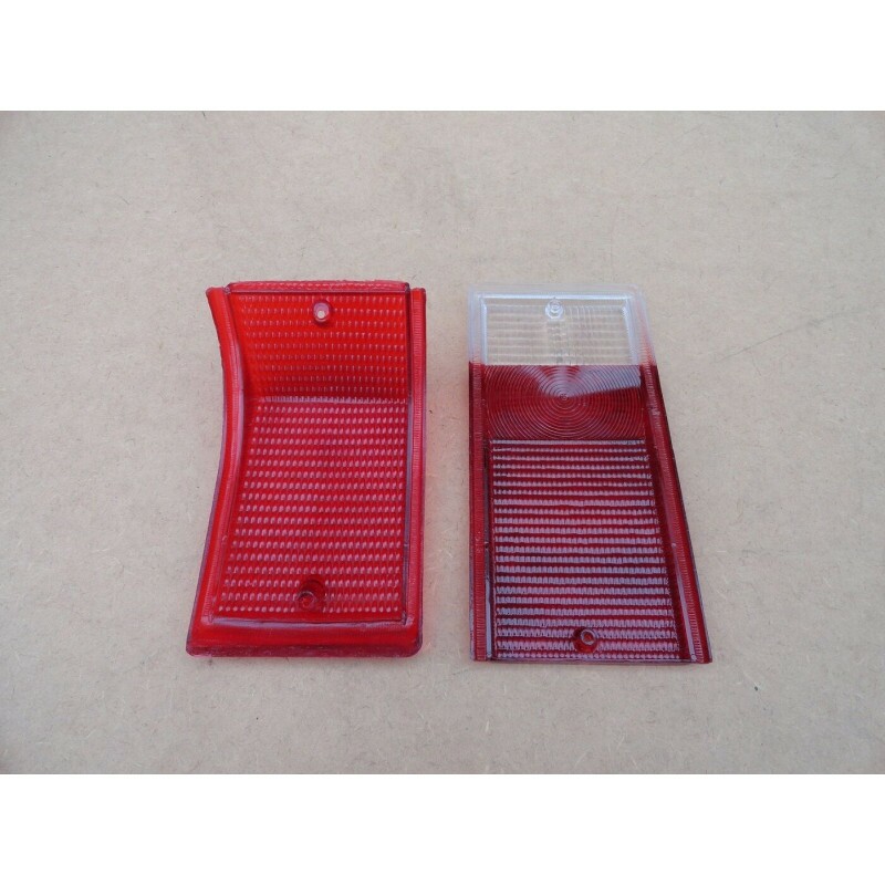 Lente Lanterna Traseira Bicolor Brasilia 1973 a 1977 - Jogo