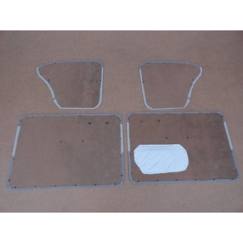 Forro Lateral da Porta Fusca 60 à 66 Cinza e Gelo