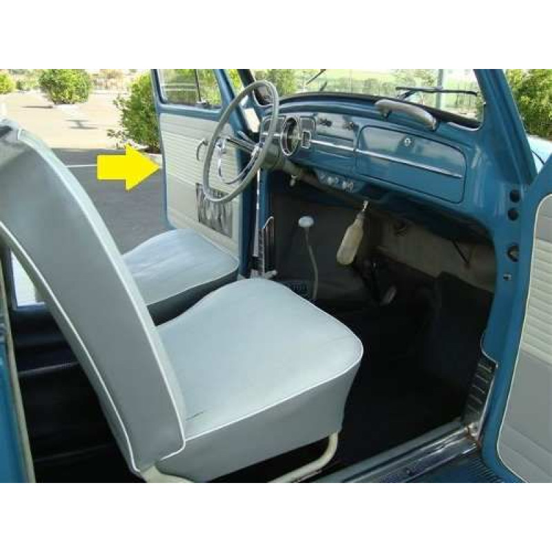 Forro Lateral da Porta Fusca 60 à 66 Cinza e Gelo