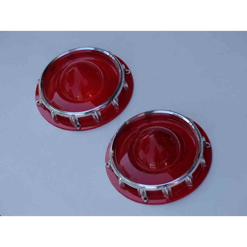 Lente Lanterna Traseira Ford Fairlane Thunderbird 1957 Par Usado