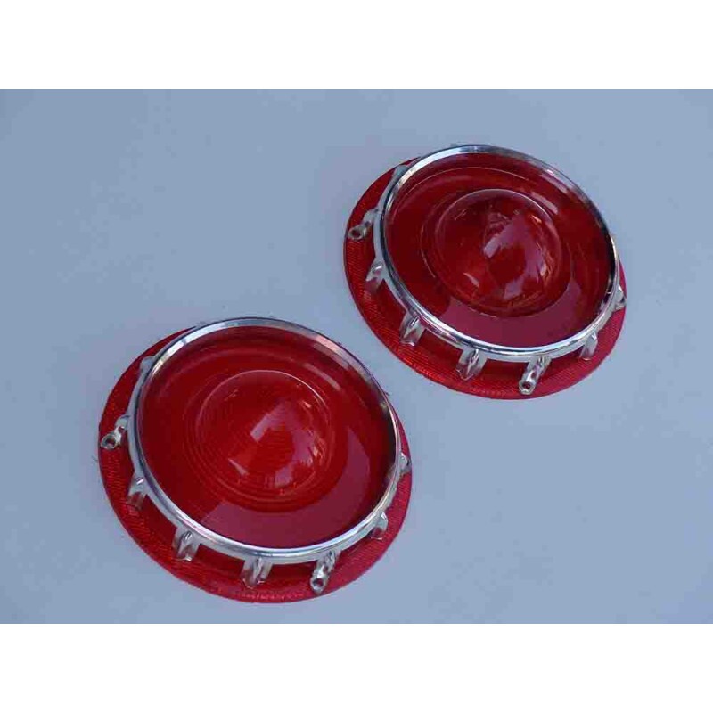 Lente Lanterna Traseira Ford Fairlane Thunderbird 1957 Par Usado