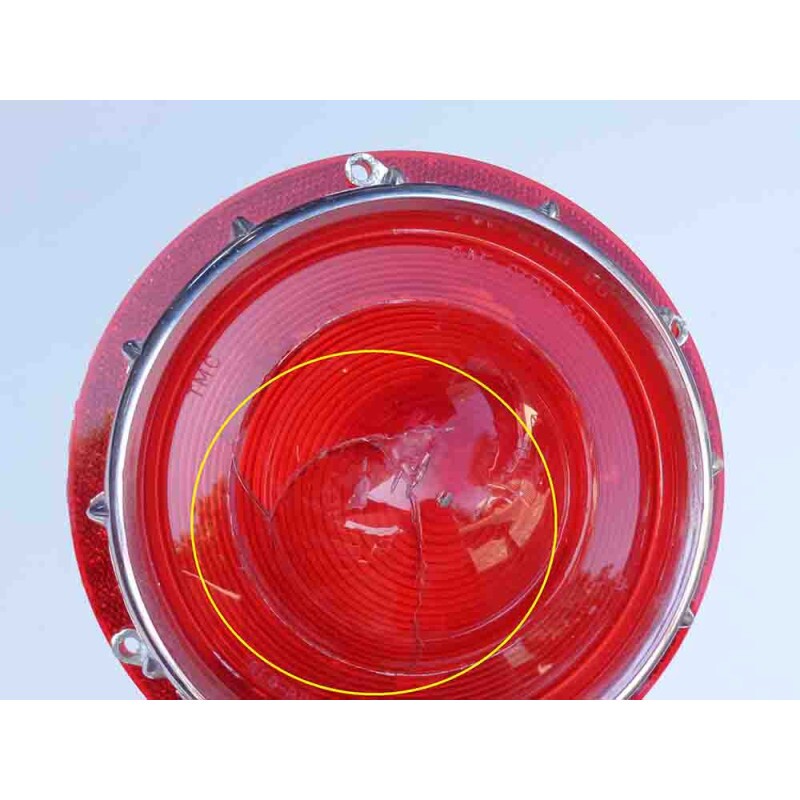 Lente Lanterna Traseira Ford Fairlane Thunderbird 1957 Par Usado