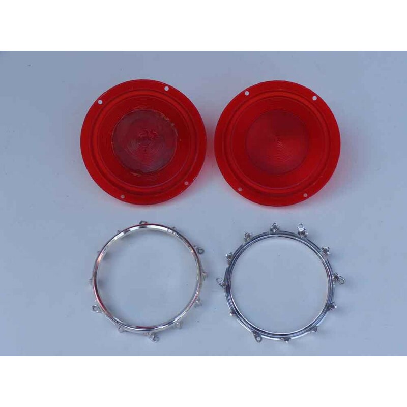 Lente Lanterna Traseira Ford Fairlane Thunderbird 1957 Par Usado