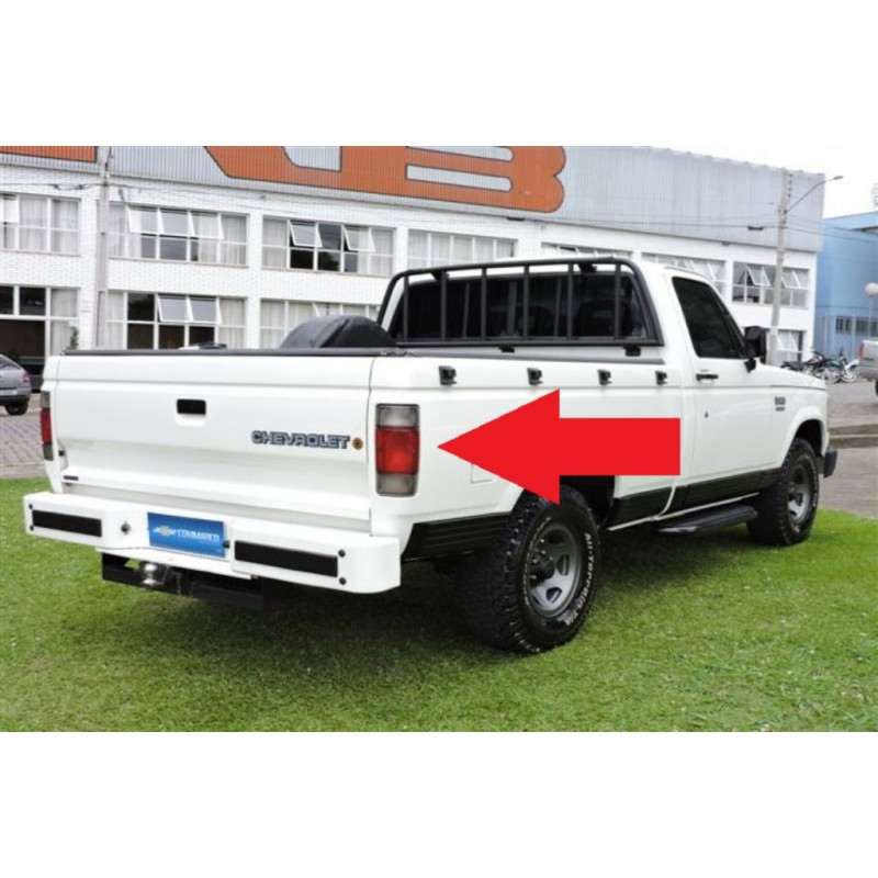 Lente Lanterna Traseira Direita A-20, C-20, D-20, Veraneio 1985 à 1996 Fumê 