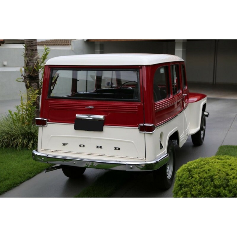 Lente da Luz de Placa Rural Willys 1960 em Diante Nova