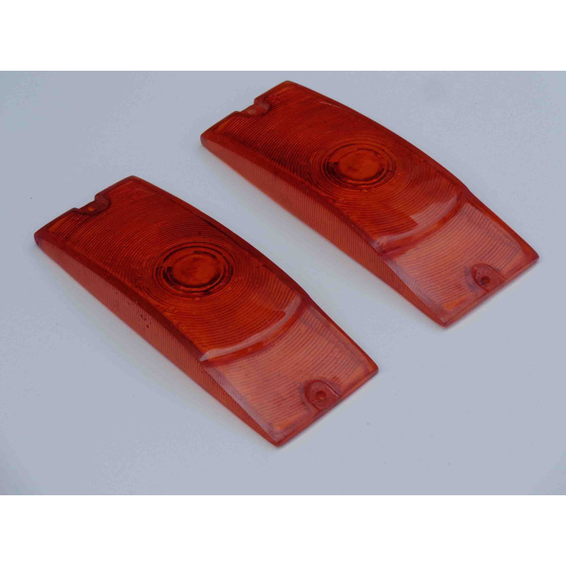 Lente Pisca Dianteiro Dodge D100 D700 D900 Laranja Âmbar - Par