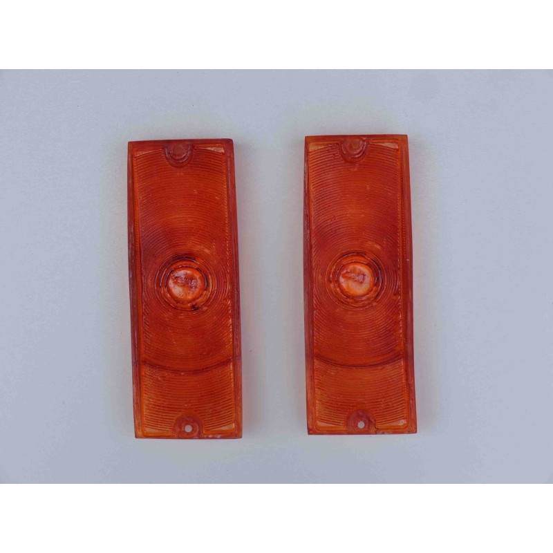 Lente Pisca Dianteiro Dodge D100 D700 D900 Laranja Âmbar - Par