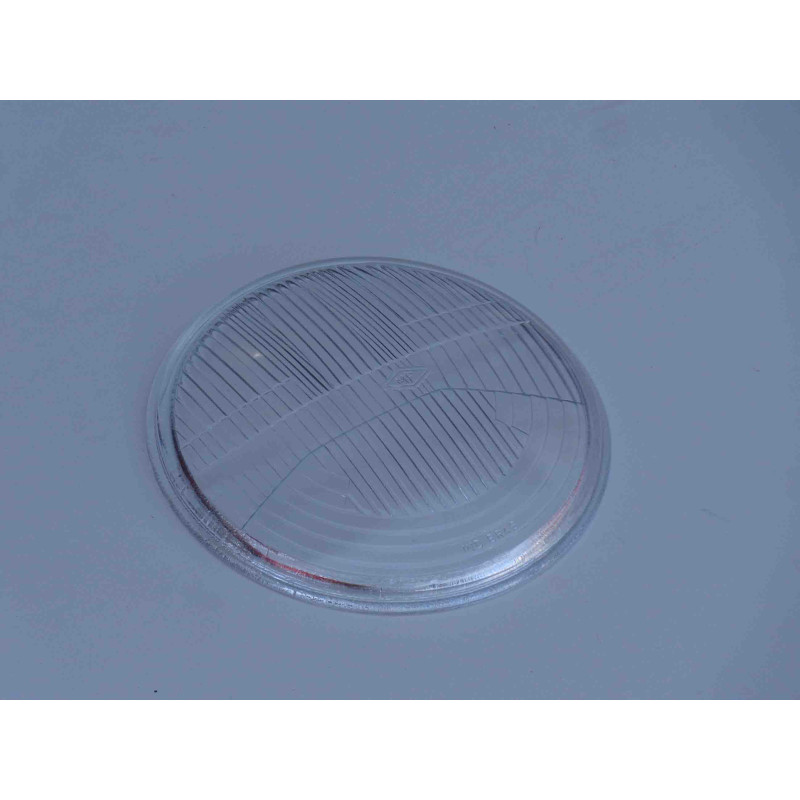 Lente Farol Vidro Fusca 1973 a 1975 Abaulada Raiada - Unitário