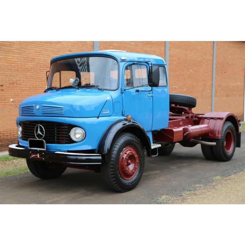 Lente do Farol Mercedes Benz 1113 1313 1513 1519 Oval Lisa