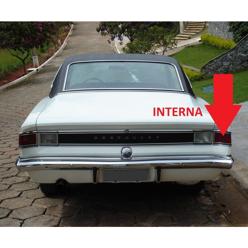 Lente Interna da Lanterna Traseira Direita Opala 69 à 74 Nova