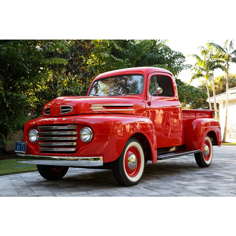 Lente Pisca Dianteiro Acrílico Ford F-1 F-8 1948 a 1950 Importada - Unitário