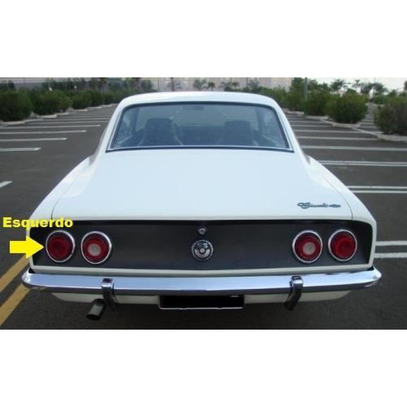 Lente Lanterna Traseira Opala Caravan 75 à 79 Esquerdo