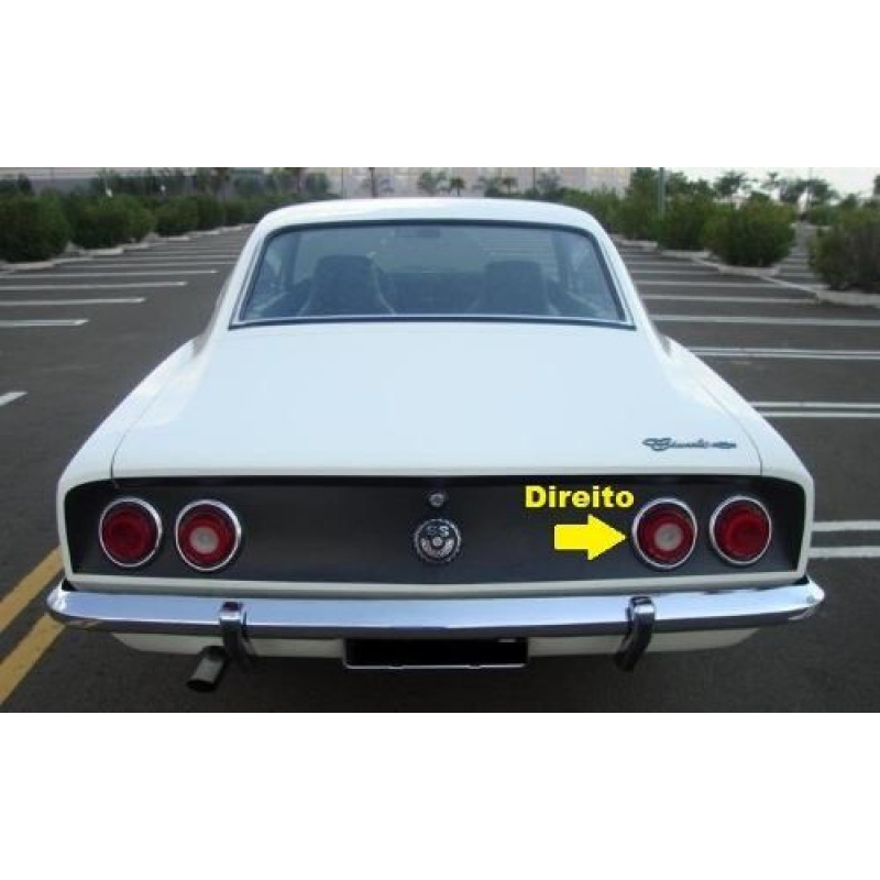 Lente Lanterna Traseira com Ré Opala Caravan 75 à 79 Direito