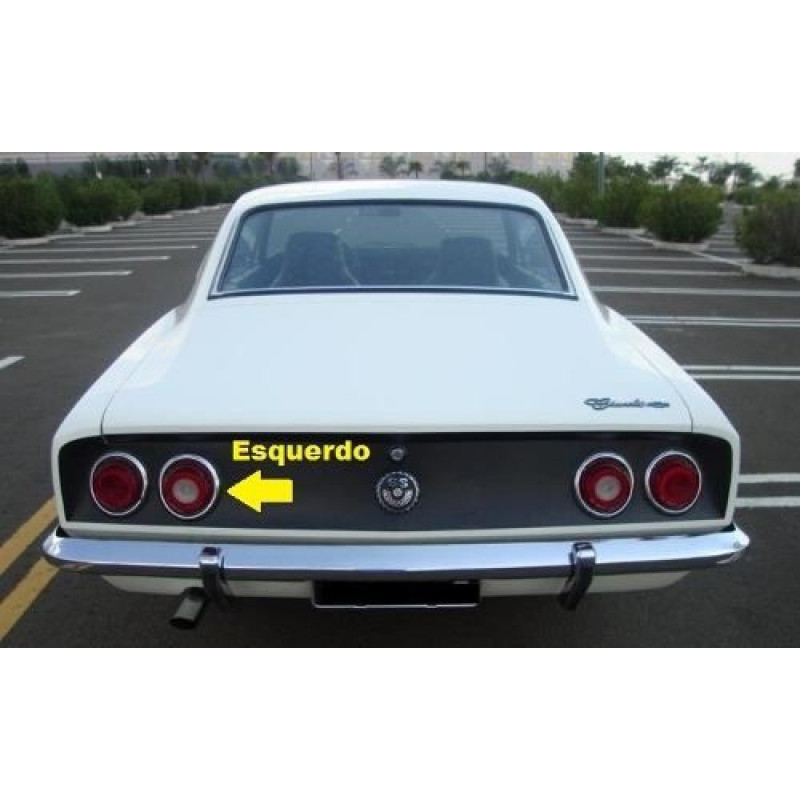 Lente Lanterna Traseira com Ré 75 à 79 Esquerdo