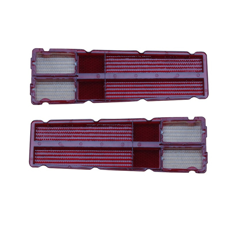 Lente da Lanterna Traseira Corcel I 1975 a 1977 - Par