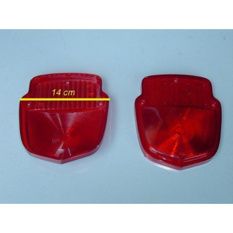 Lente Lanterna Traseira F-100 62 à 68 14cm - Par
