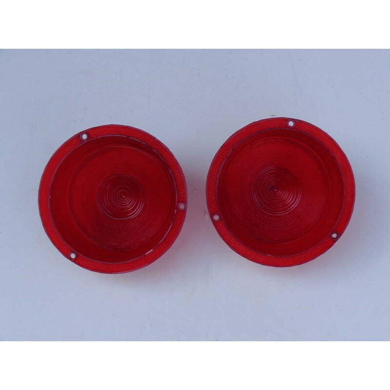 Lente Lanterna Traseira Ford Fairlane 1959 C/ Defeito Usado - Par