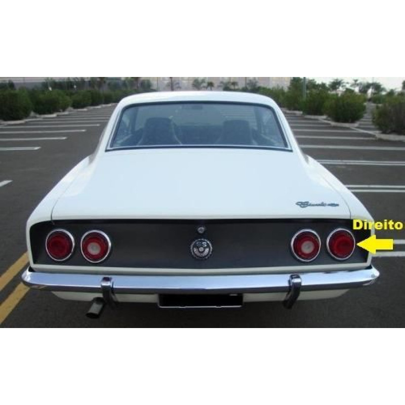 Lente Lanterna Traseiro Opala Caravan 75 à 79 Direito