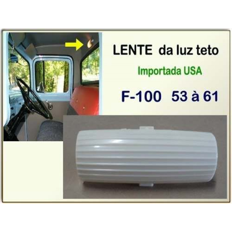 Lente Luz Teto F-100 53 à 61 Importada