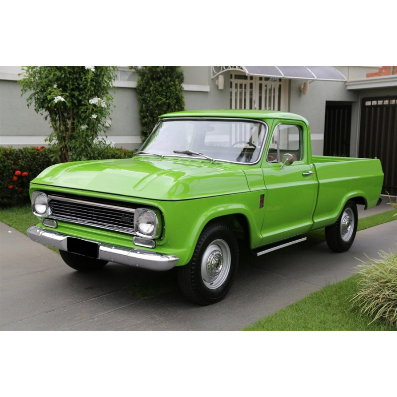 Lente Luz Teto Interna C-10 D-10 Veraneio com Logo Gravata Nova