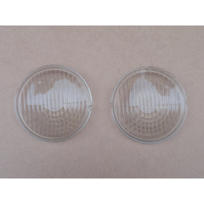 Lente Pisca Farol Auxiliar Aero Willys 1963 em Diante e Simca Par