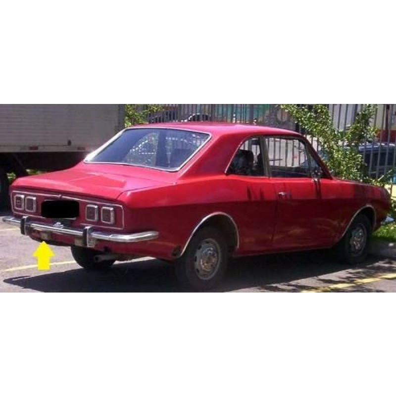 Lente Pisca Dianteiro e Lanterna Traseira Ré Corcel I e Belina I 71 à 72 Cristal -Par