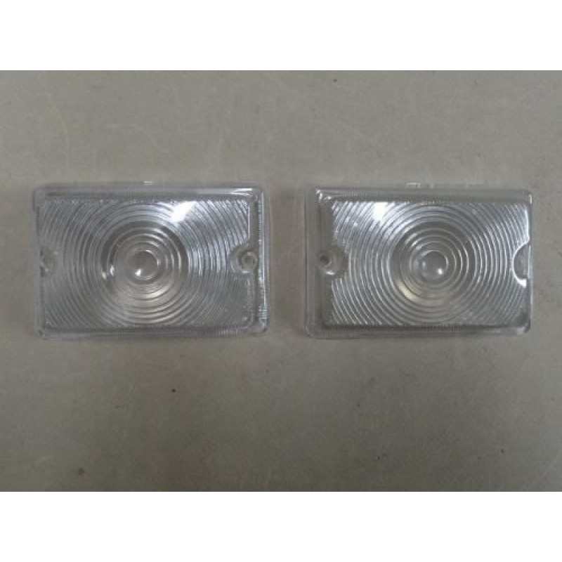 Lente Pisca Dianteiro e Lanterna Traseira Ré Corcel I e Belina I 71 à 72 Cristal -Par