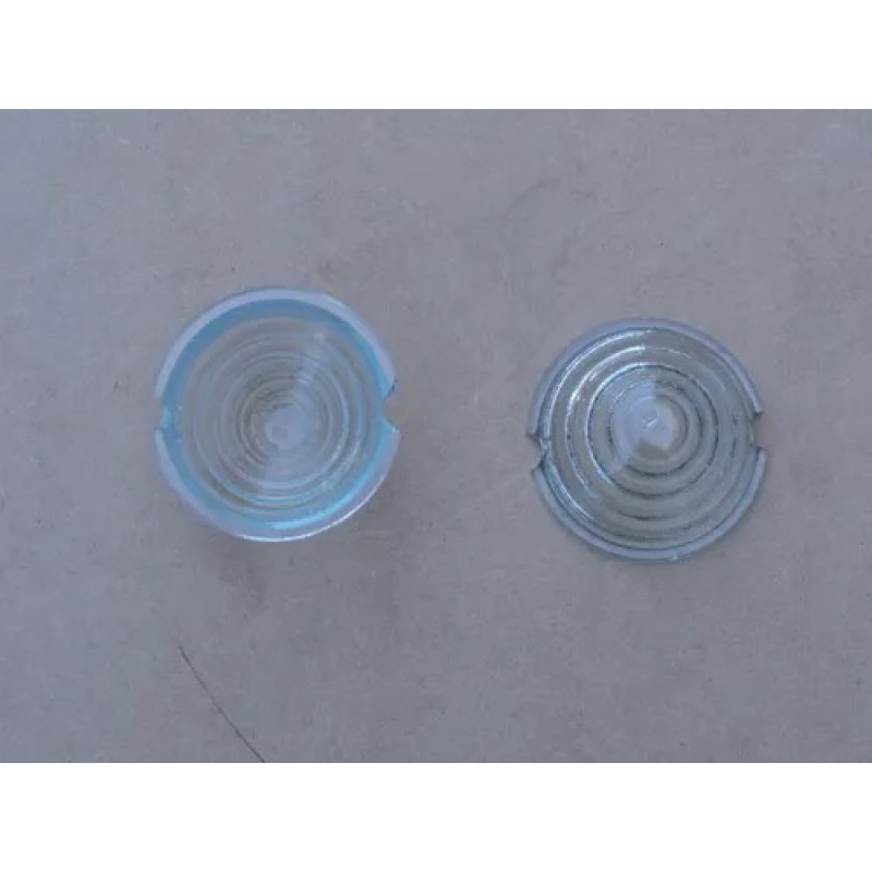 Lente Pisca Dianteiro Vidro Jeep Modelo Grande - Par