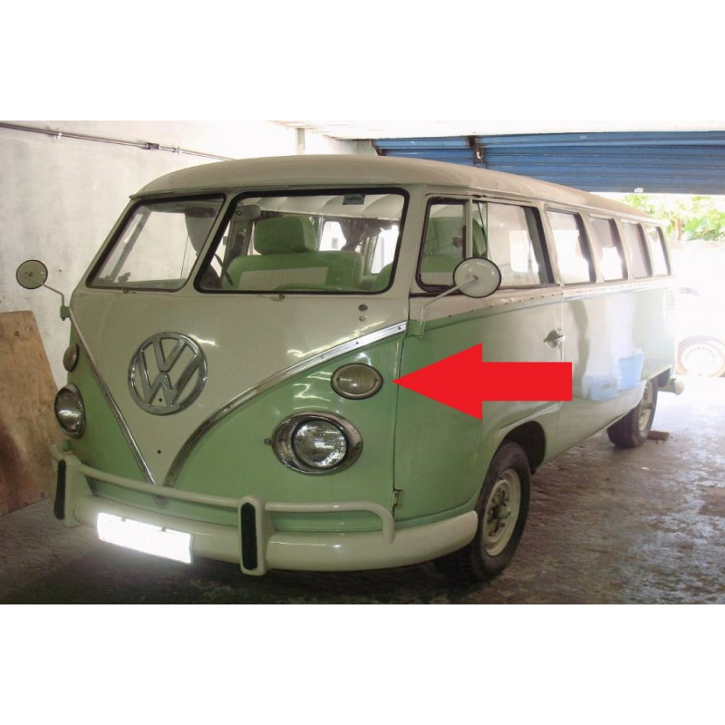 Lente Pisca Dianteiro Esquerdo Kombi 1964 à 1975 Nova