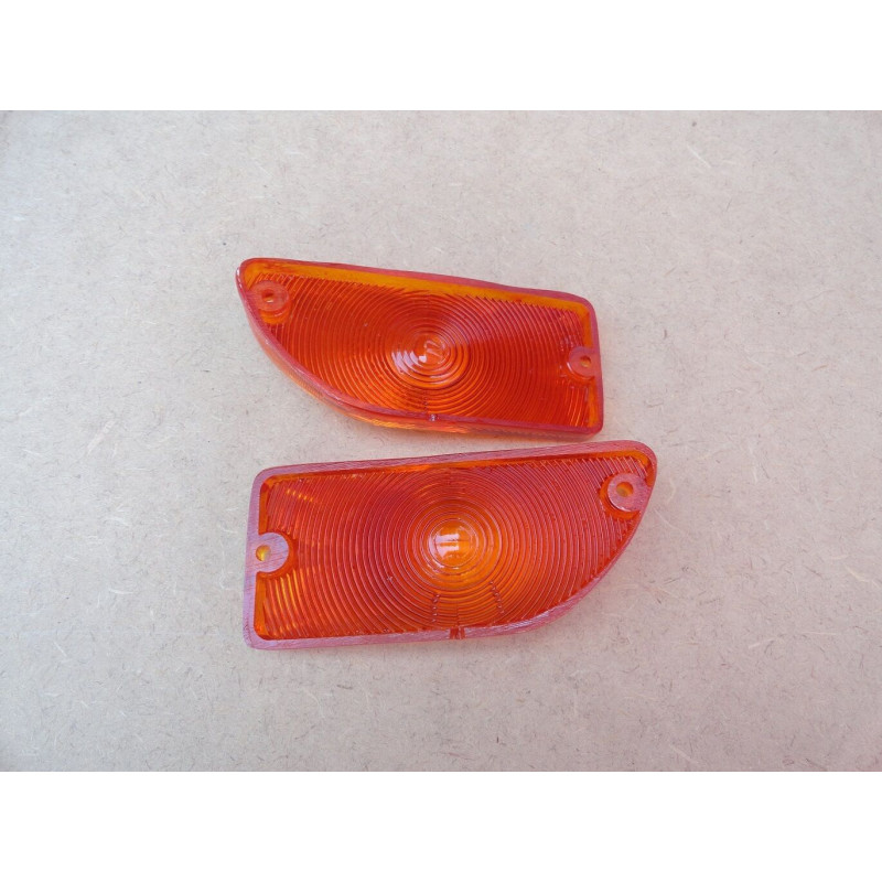 Lente Pisca Lanterna Dianteira Maverick Âmbar - Par