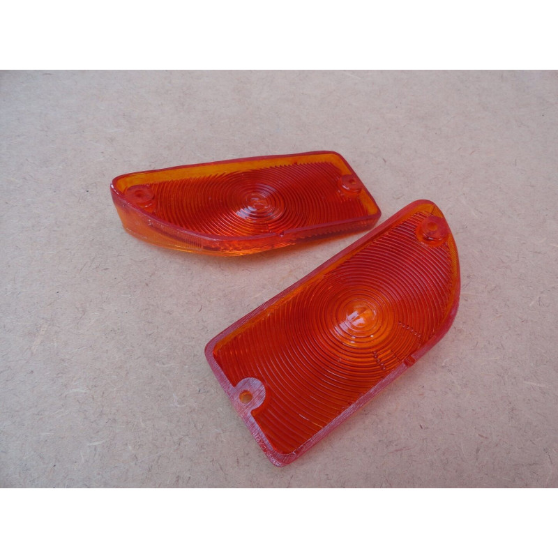 Lente Pisca Lanterna Dianteira Maverick Âmbar - Par