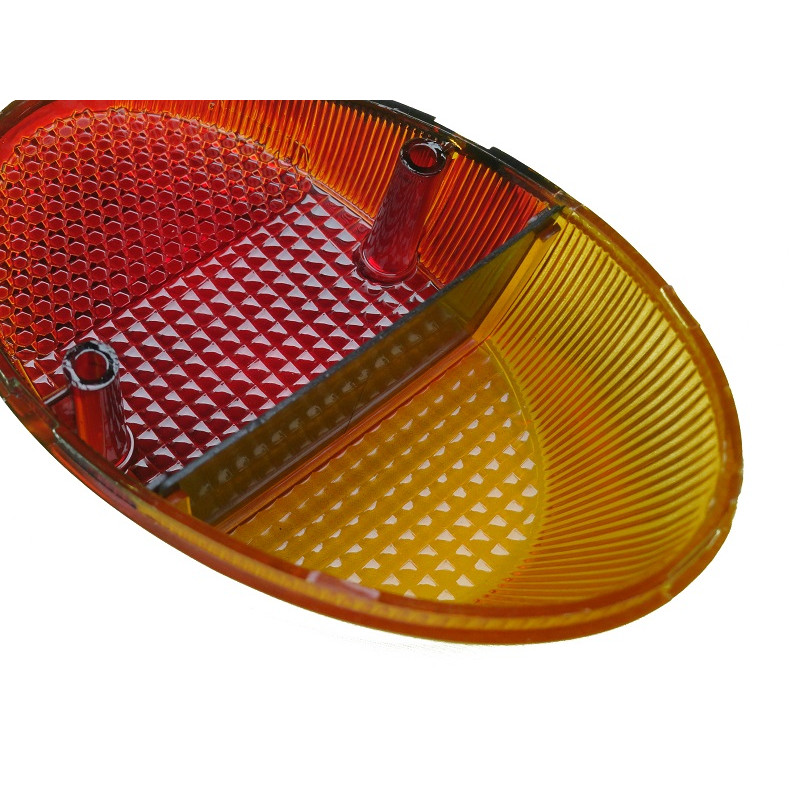 Lente Lanterna Traseira Bicolor Fusca 1200 1300 Plástico