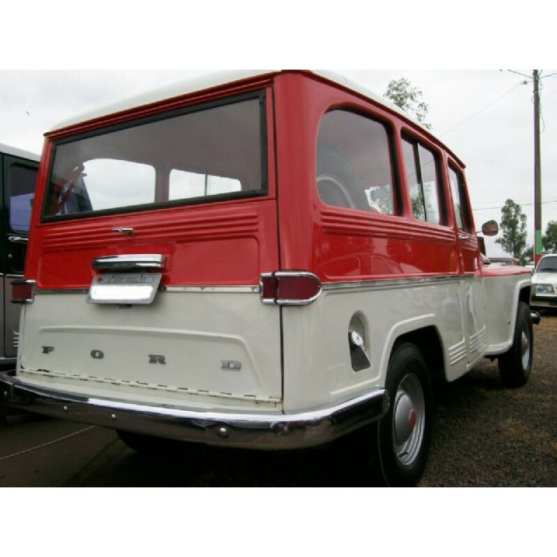 Lente Lanterna Traseira Rural F-75 Canto Direito