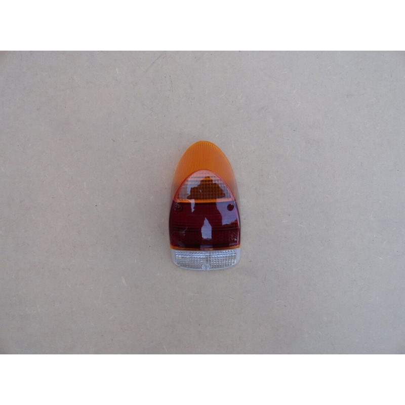 Lente Lanterna Traseira Fusca 1300 1300L 1500 Tricolor Plástico