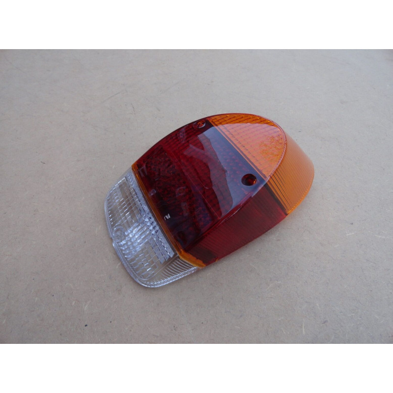 Lente Lanterna Traseira Fusca 1300 1300L 1500 Tricolor Plástico