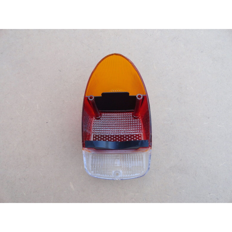 Lente Lanterna Traseira Fusca 1300 1300L 1500 Tricolor Plástico