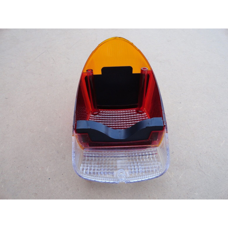Lente Lanterna Traseira Fusca 1300 1300L 1500 Tricolor Plástico