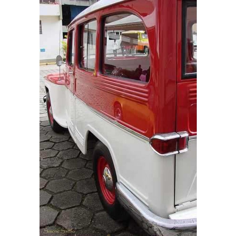 Lente Lanterna Traseira Reta Rural F-75 Esquerda